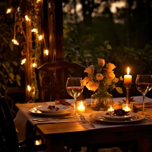 Invite me to romantic dinner