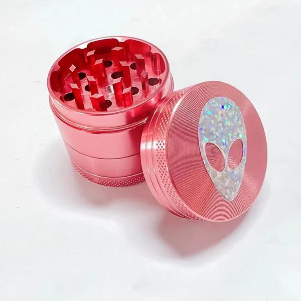 Pink Girly Grinder, 420 Stoner Gift Ideas, Girly Accessories 40mm