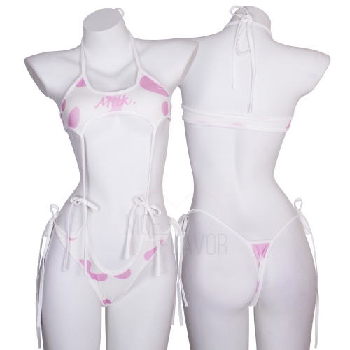 Drippin in Milk Swimsuit - Pink / 3XL/4XL
