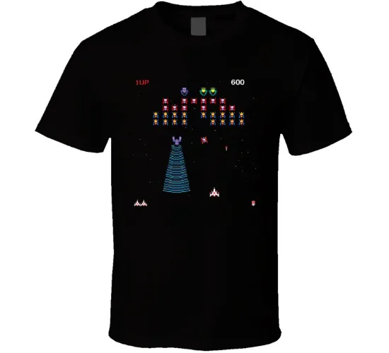 Galaga Video Game Retro 80s T Shirt