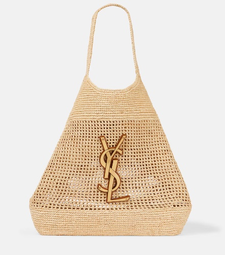SAINT LAURENT Tote Bag Icare Maxi aus Raffiabast