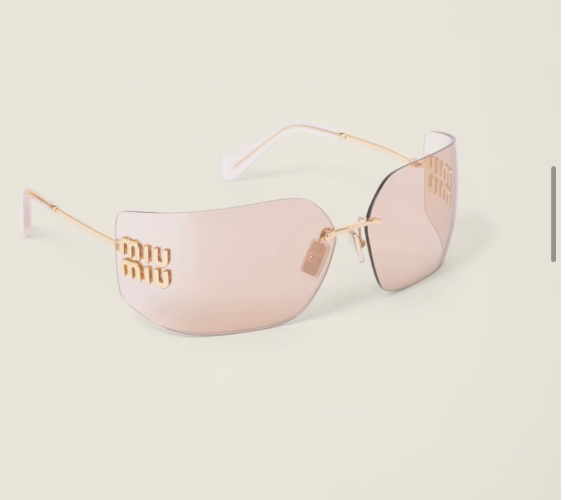 Rose Gold Lenses Miu Miu Runway Sunglasses | Miu Miu