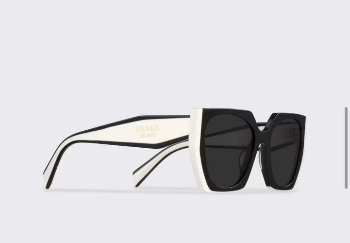 Slate Gray Lenses Sunglasses With Prada Logo | PRADA