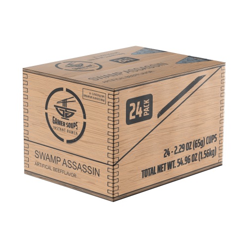 Gamer Soups Instant Noodles - Swamp Assassin (24 Cup Box) | Default Title