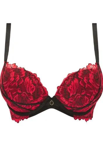 Nightfall Fuller Bust Padded Plunge Bra | Ann Summers