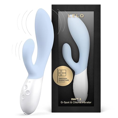 LELO INA 3 G Spot Rabbit Vibrator, Clitoral Rabbit Vibrator for Women with 10 Vibrating Modes and Waterproof Design, Sex Toys for Women, Rabbit Toys for Womens Pleasure, Seafoam - Seafoam