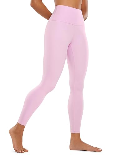 CRZ YOGA Butterluxe High Waisted Lounge Legging 25" - Buttery Soft Workout Yoga Pants for Women - Small - Vita Pink