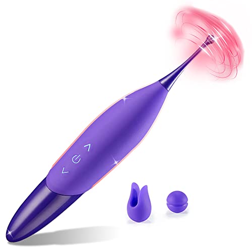 Adult Sex Toys for Women Couples - Aumood High Frequency Powerful Female Vibrating Clitoral G spot Vibrator Stimulator With Whirling Motion - Purple