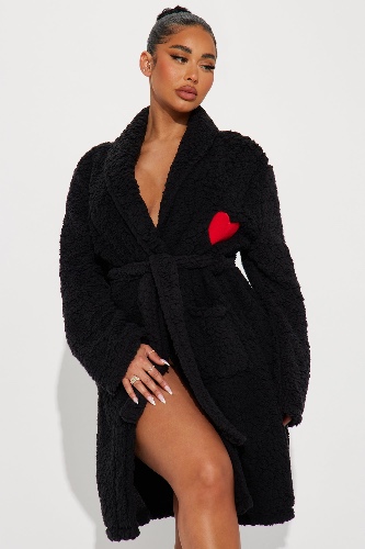 Fashion Nova Cozy Love Plush Robe