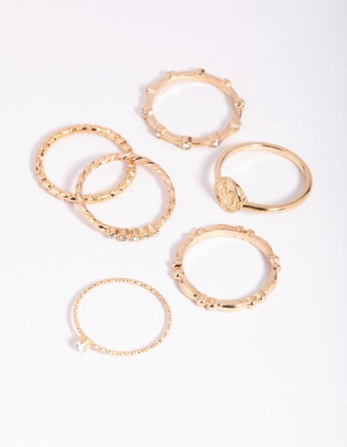 Gold Mini Coin Ring Pack | SM