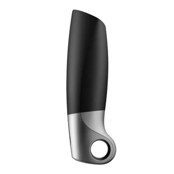 Satisfyer Power Masturbator 23 cm | Sex-Spielzeug Taschenmuschi für Männer | Eichel und Penis-Vibrator mit App | Toy mit gerippter Struktur | Masturbieren in 14 Vibrationen extrem bis leise