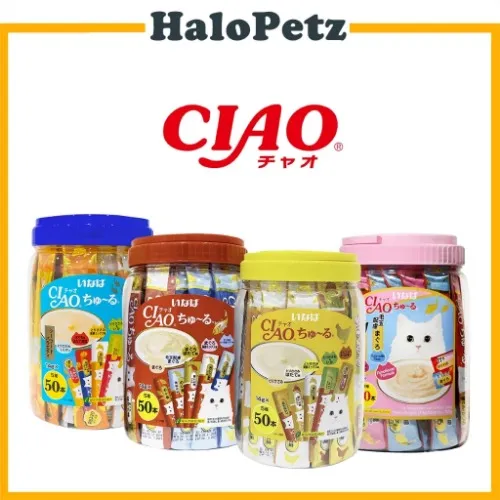 Ciao Churu Cat Treats Tubs 50 Sticks - Chicken