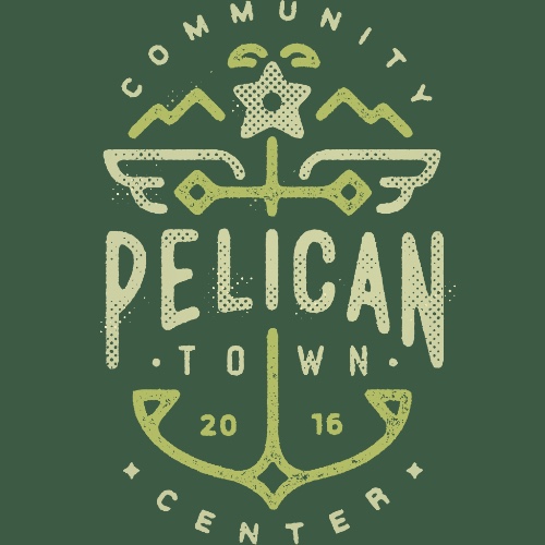Pelican Town Community Center Hoodie | Unisex M / Alpine Green