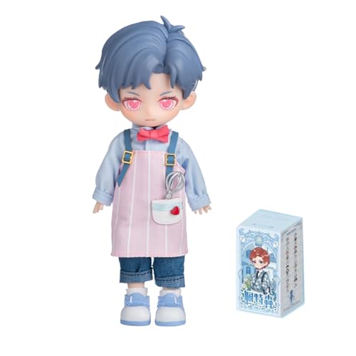 GNATAPIAY BJD Dolls Blind Box,Kawaii SIMONTOYS Series-PEETSOON Male Classmate 1/12 Ball Jointed Doll Collectable Doll Figure Posable Dress Up Doll for Girls Gift Toys - 1 Box