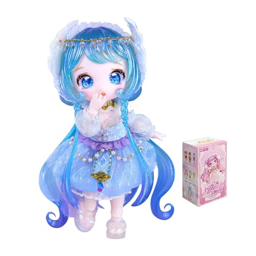 GNATAPIAY BJD Dolls Blind Box,Kawaii BJD Dolls MAYTREE Series-Twelve Constellations 1/12 Ball Jointed Doll Collectable Action Figure Posable Dress Up Doll for Girls Birthday Party Gift - Pink-1 Box