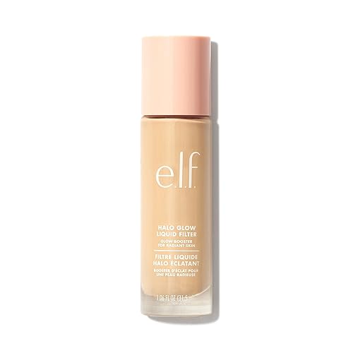 e.l.f. Halo Glow Liquid Filter, Teint-Booster für einen strahlenden, weich fokussierten Blick, mit Hyaluronsäure, vegan & tierversuchsfrei, 0,5 Fair - 0.5 Fair