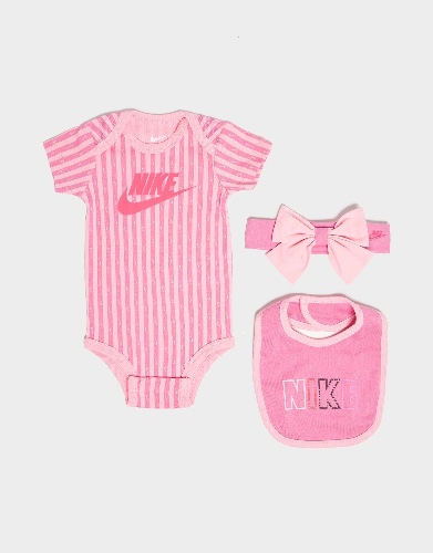 Nike Onesie Headband and Bib 3 Set