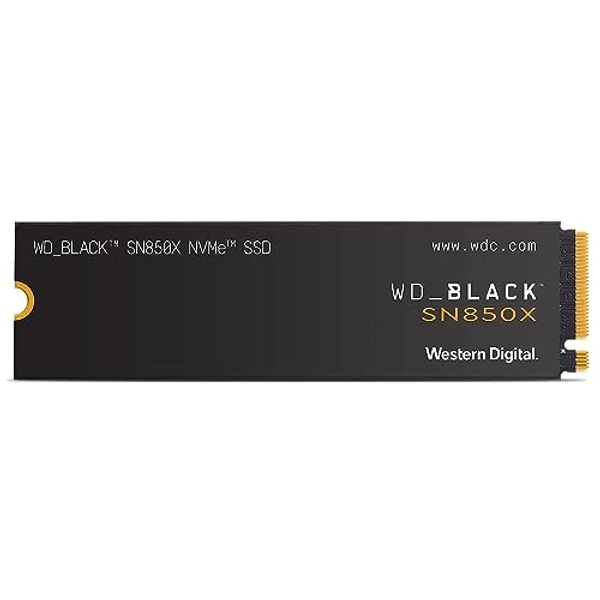 WD_Black SN850X 1TB M.2 2280 PCIe Gen4 NVMe Gaming SSD up to 7300 MB/s read speed