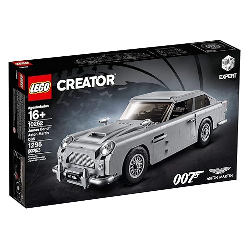 LEGO 10262 Creator Expert James Bond Aston Martin DB5 Model Car, Collectable Gift Idea Set for Adults Multicolor - Multicolor