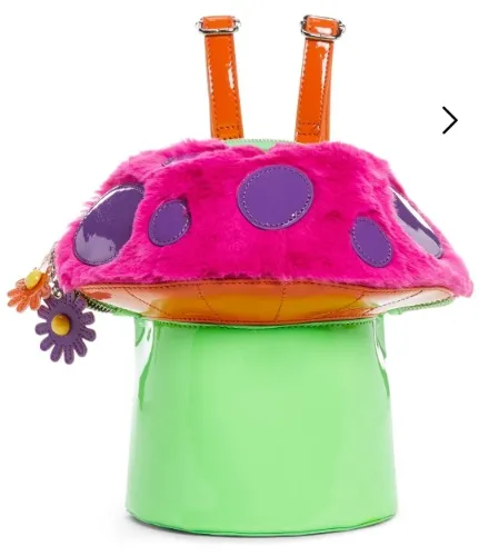 Trippy Vibe Got Funky Mushroom Backpack - Pink | RAINBOW / ONE SIZE