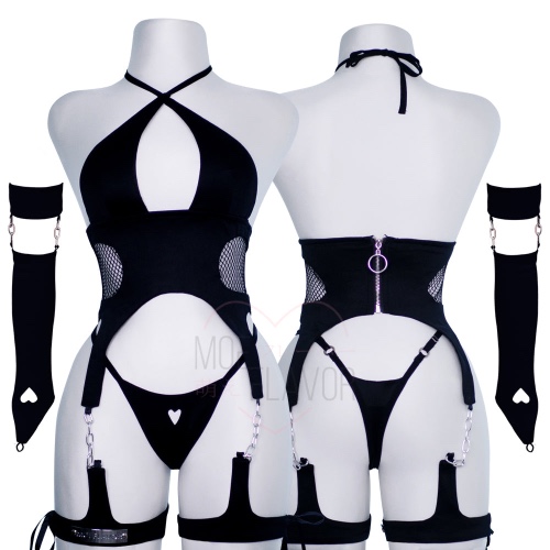 Onyx Lingerie - Black / XL/2XL