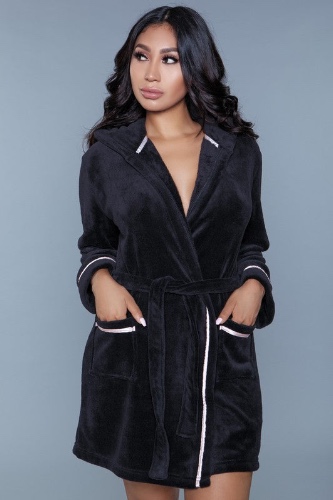 Alyssa Robe - Black / 3X/4X