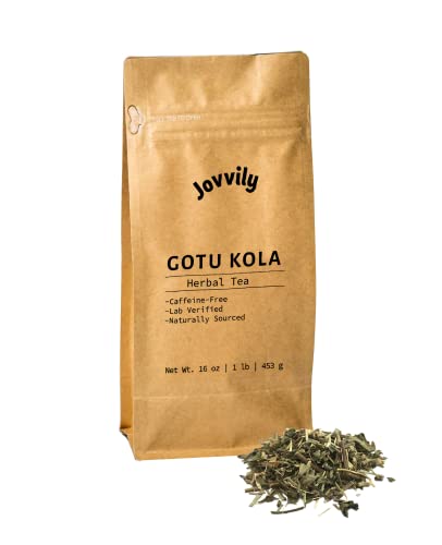 Jovvily Gotu Kola Herb - 1lb - Cut & Sifted - Herbal Tea - No Fillers Or Additives