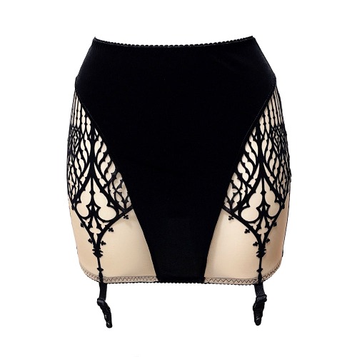 RTO- CATHEDRAL GARTER SKIRT - NUDE | L - waist 80/90 cm - hips 110/120 cm