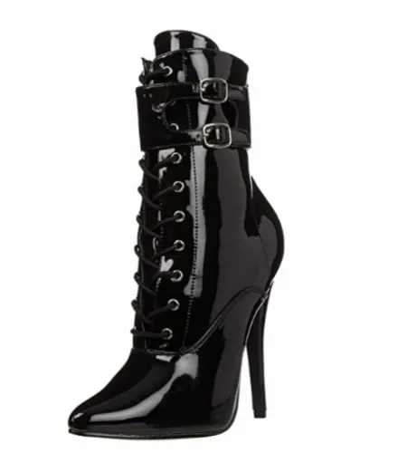 Black Pleaser Domina Boots