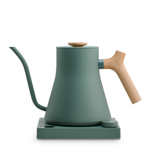 Stagg EKG Pro Electric Kettle | Smoke Green + Maple