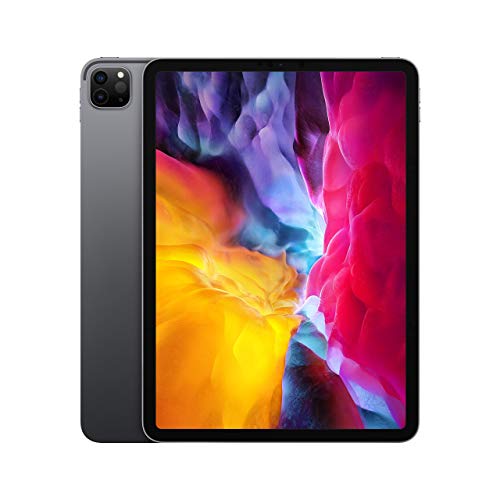 2020 Apple iPad Pro (11-inch, Wi-Fi, 256GB) - Space Gray (Renewed) - 256GB - Space Gray