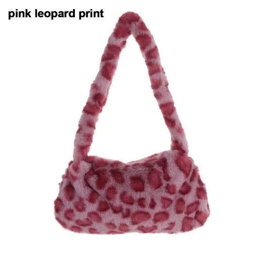 Leopard Print Pink Purse