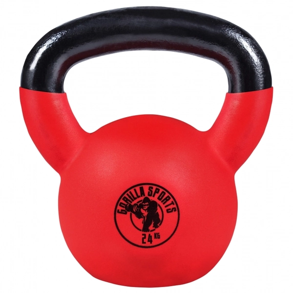 Kettlebell żeliwny gumowany 24 kg  - Gorilla Sports