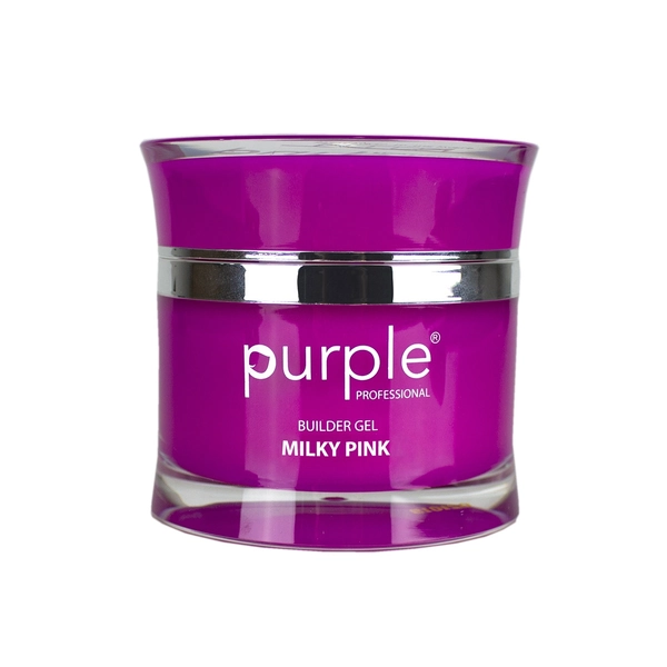 Gel de construction Milky Pink 100 gr - Purple - Fraise Nail Shop