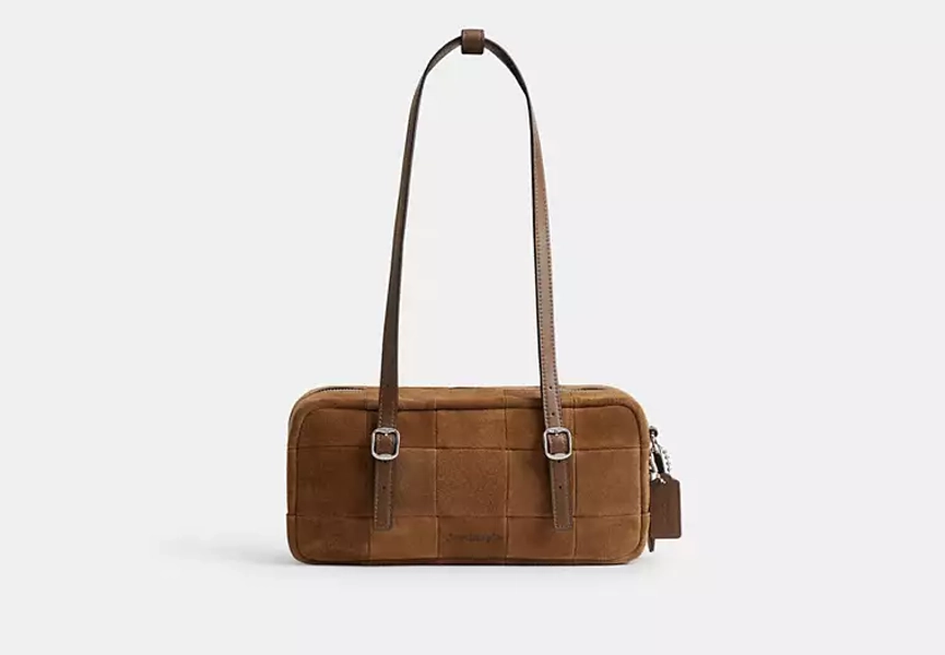 Alter/Ego Satchel Bag In Checkerboard Upcrafted Leather