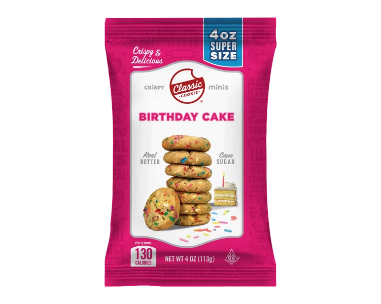 Birthday Cake Minis (6 - 4oz Bags)