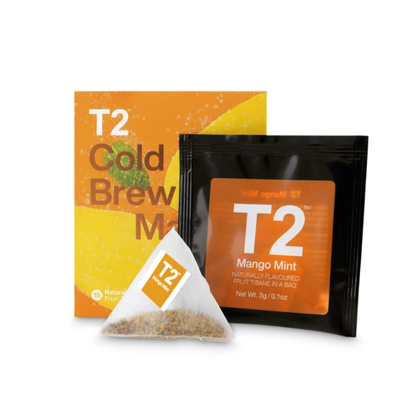Mango Mint Cold Brew Tea Bag Pack | 15 pack