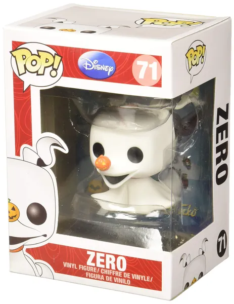 Funko POP Disney The Nightmare Before Christmas: Zero Multi-colored, 3.75 inches - Zero