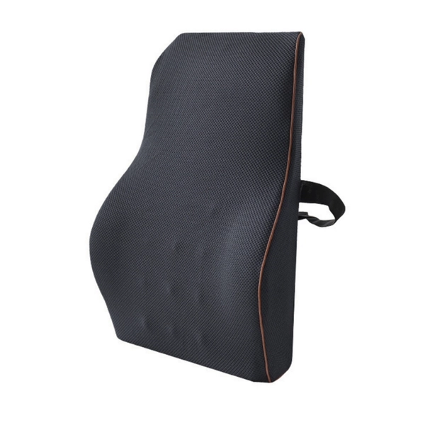 COMFEYA Memory Foam Lumbar Support Pillow - Black