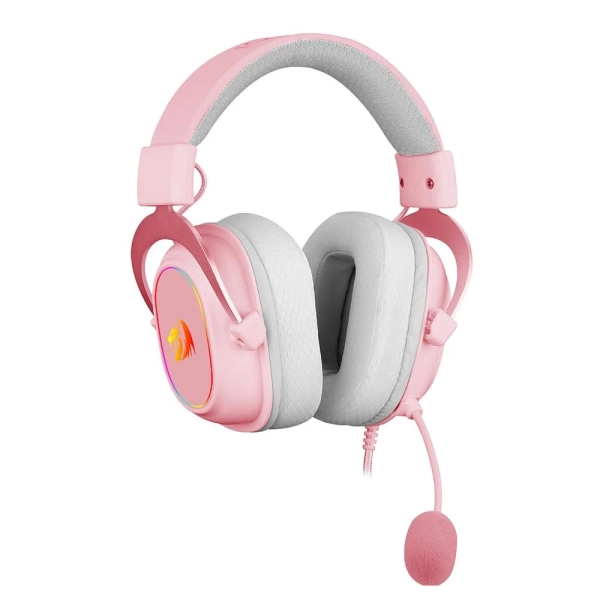 Headset Gamer Redragon Zeus X RGB, Surround 7.1, Driver de 53mm, USB, Microfone com Redução de Ruído, Rosa - H510RGB-PINK