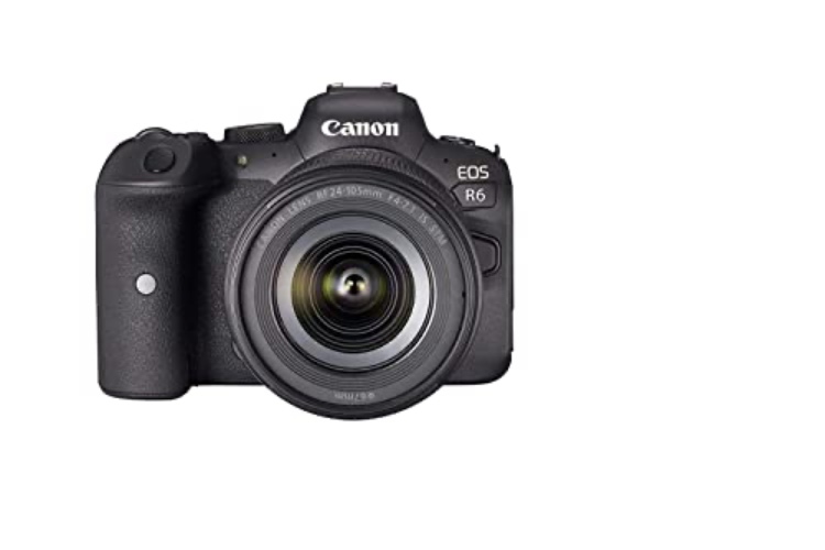 Canon EOS Camera R6+RF 4.0-7.1/24-105 mm IS STM Camera Kit - Black - Appareil + Objectif - R6 + RF 24-105 f/4-7.1