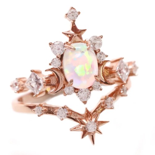 Ara Ring Set - Gold / 5