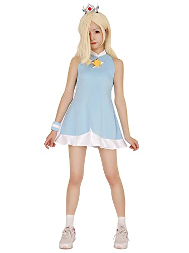 miccostumes Women's Anime Costume Dress and Crown for Princess Cosplay - Medium