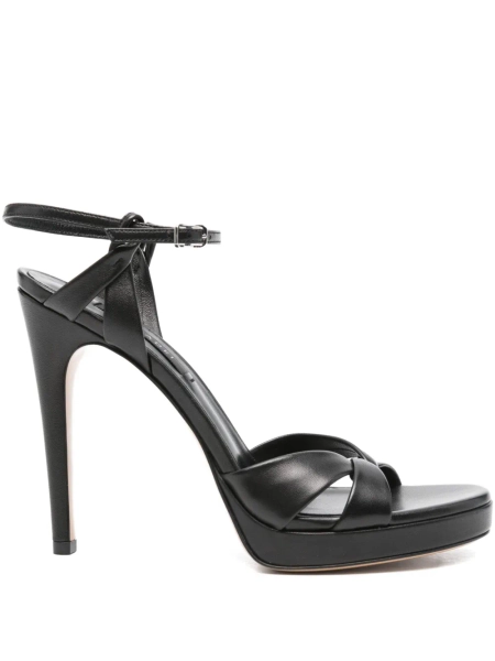 sandalias con plataforma y tira retorcida | 35