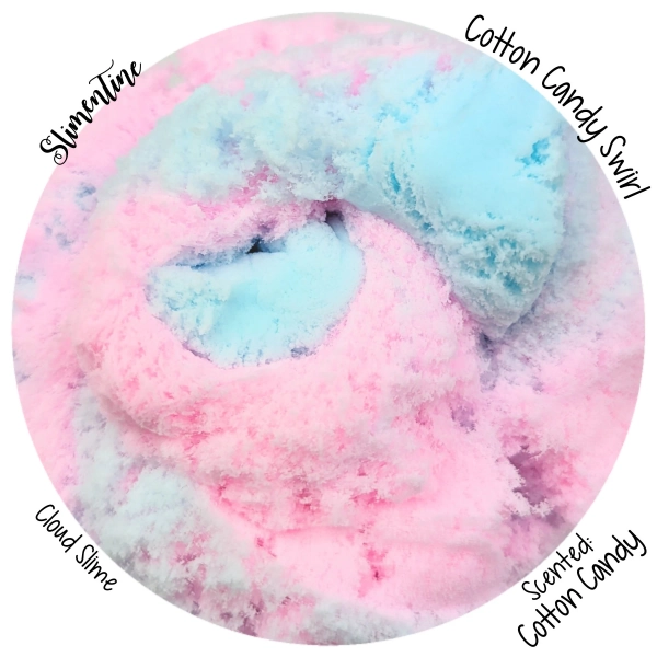 Cotton Candy Cloud Slime ~Scented~ - Primary color: Swirl
