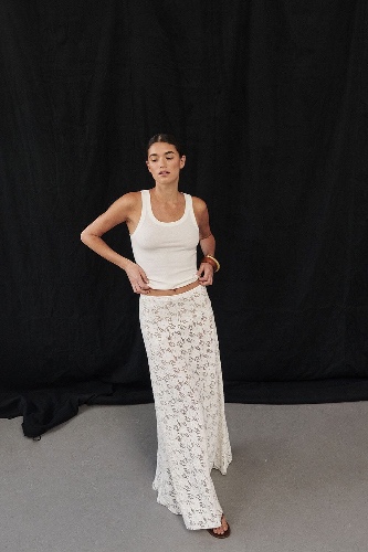 LEE OFF WHITE KNIT TANK | XS / OFF WHITE