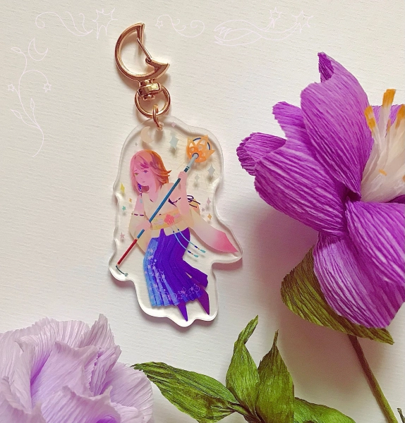 Yuna keychain - Final fantasy X