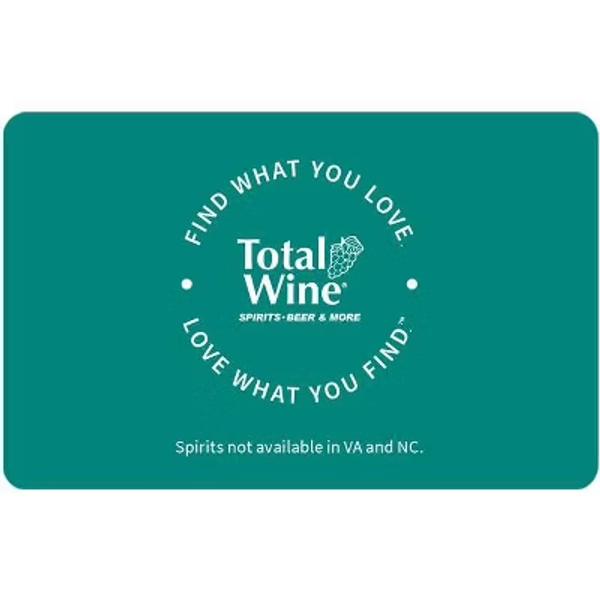 Total Wine Gift Card $50 (Email Delivery)