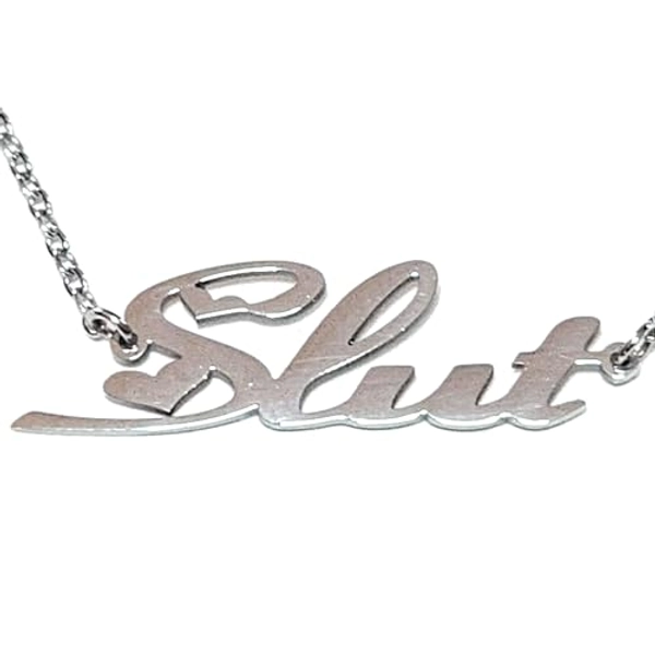 Slut Ankle Bracelet, Slut Anklet - Sliver Plated or Gold Plated Slut Anklet, Swinger Lifestyle Jewelry - Slut Anklet - Slut Ankle Bracelet