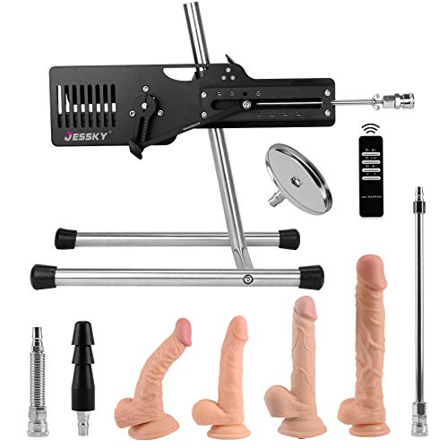 JESSKY Premium Sex Machine, Adjustable Quick Air Connector Love Machine Adult Sex Toys Machine with 8 Attachments for Women and Men - 3-automatic Sex Machine